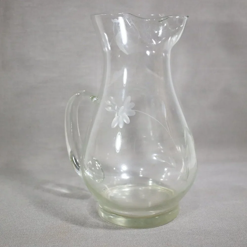 Princess House 64oz Ice Lip Pitcher Heritage Pattern